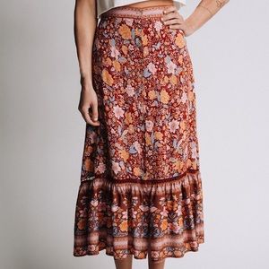 Clad & Cloth Esmeralda Maxi Skirt